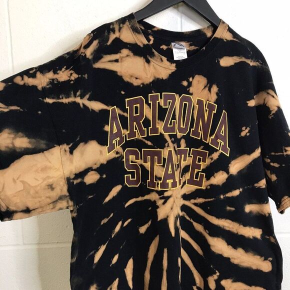 New Agenda by Perrin T-Shirt Size 2XL Arizona State Black Tie Dye - Picture 4 of 11
